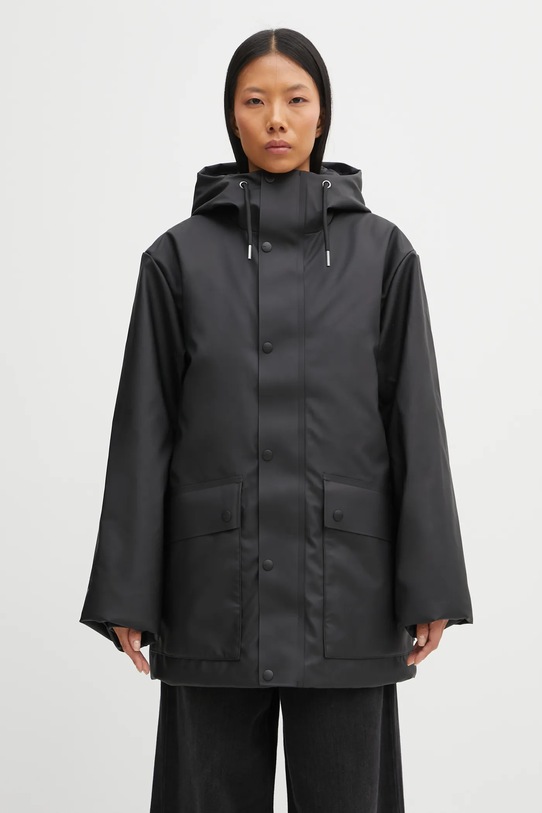 Rains kurtka Nome Parka W3T3 pozostałe czarny 21450.01