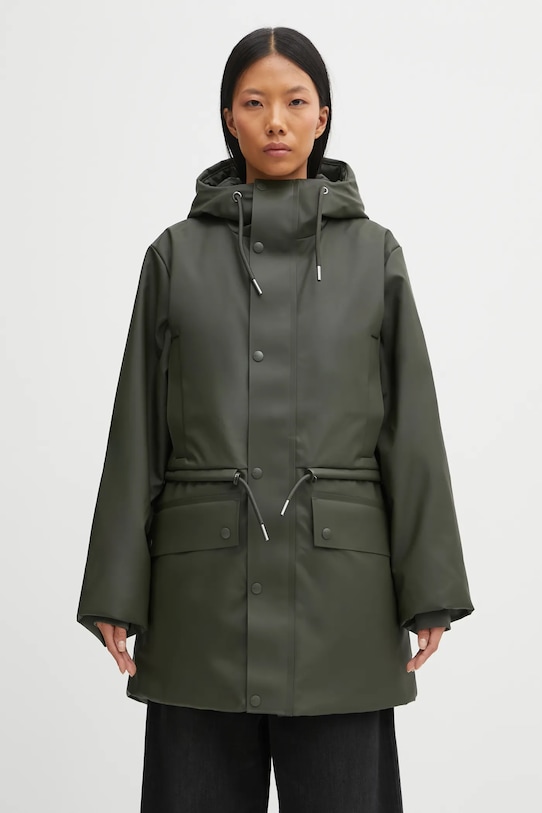 Rains parka Nome String W Parka W3T3 21500.03 zielony AW25