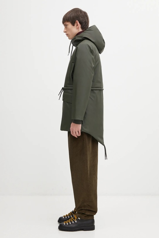 Odzież Rains parka Nome String W Parka W3T3 21500.03 zielony