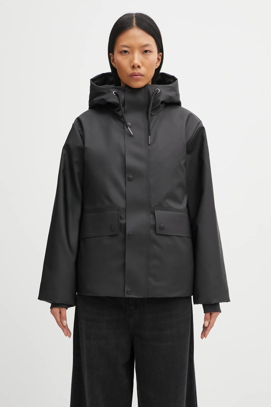 Rains kurtka Nome Short W Parka W3T3 pozostałe czarny 21490.01