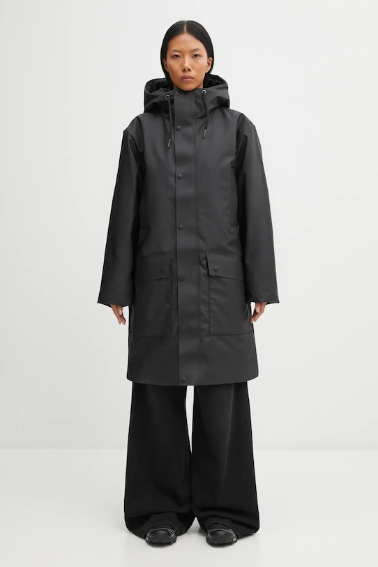 Rains parka Nome Long Parka W3T3 21460.01 czarny AW25
