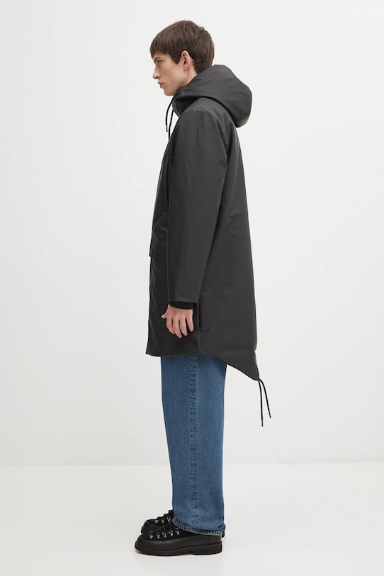 Odzież Rains parka Nome Long Parka W3T3 21460.01 czarny