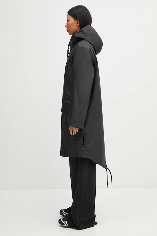 Rains parka Nome Long Parka W3T3 czarny 21460.01