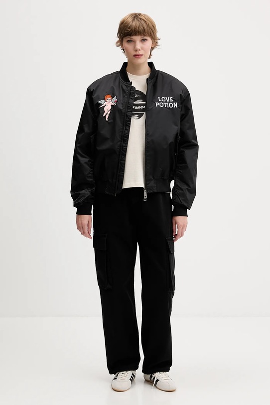 Îmbrăcăminte Kaotiko geacă bomber AR005.01.E002 negru