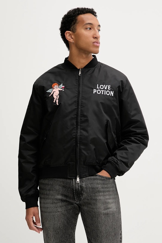 Kaotiko geacă bomber negru AR005.01.E002