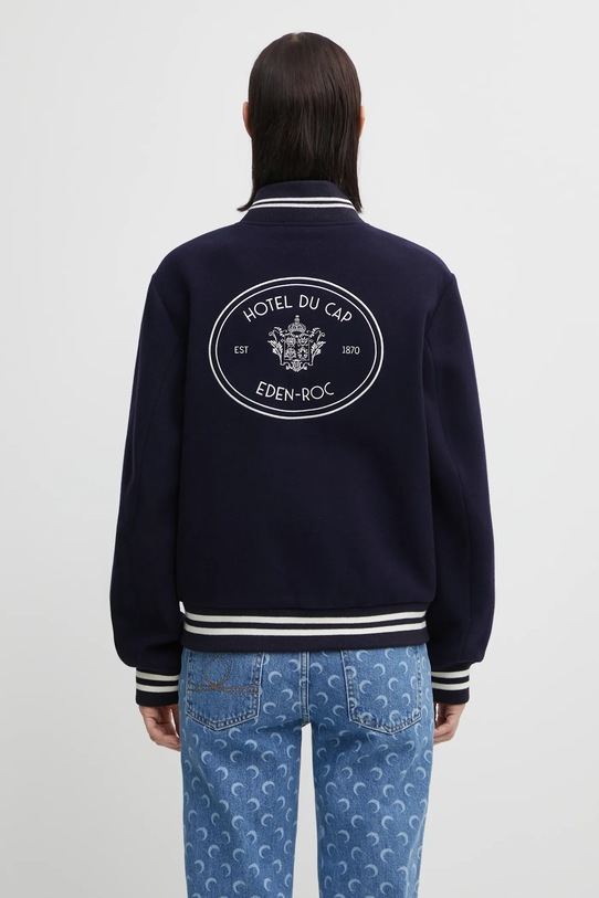 Odzież Sporty & Rich kurtka bomber wełniana Eden Crest Varsity OW03160666BL106 granatowy