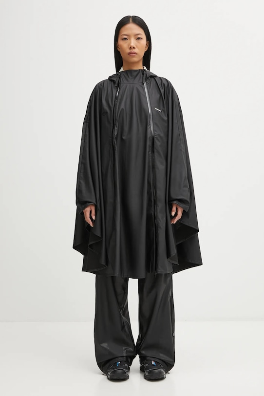 Rains x Umbro peleryna 20800.01 czarny AW25