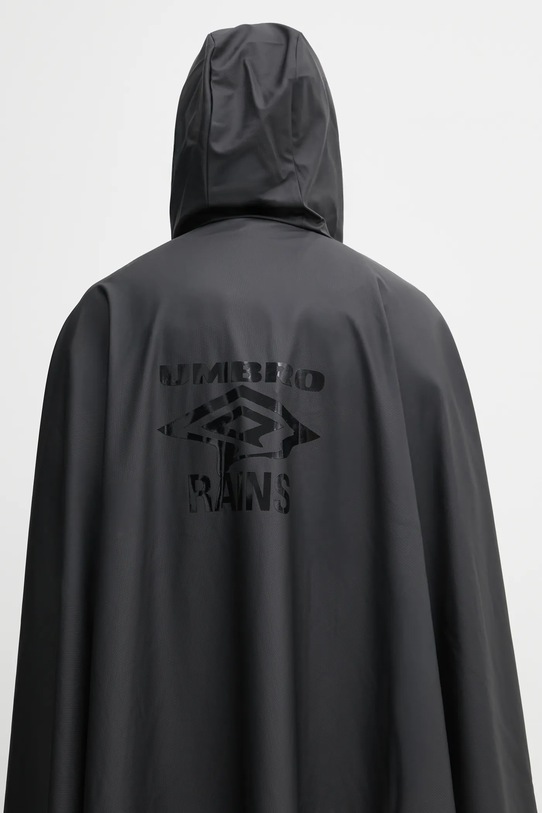 Pláštěnka Rains Rains x Umbro černá 20800.01