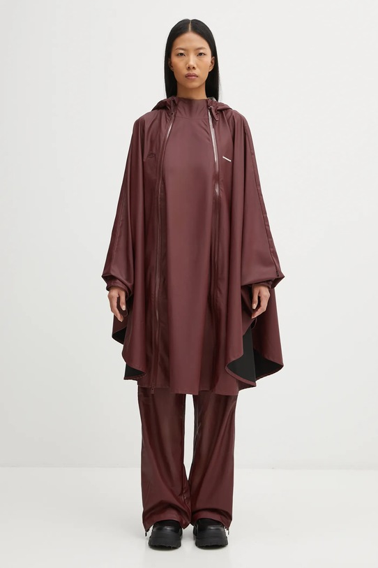 Plášť Rains Rains x Umbro 20800.141 burgundské AW25