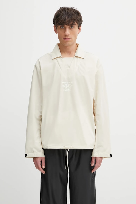 Rains x Umbro kurtka bez kaptura beżowy 20840.140