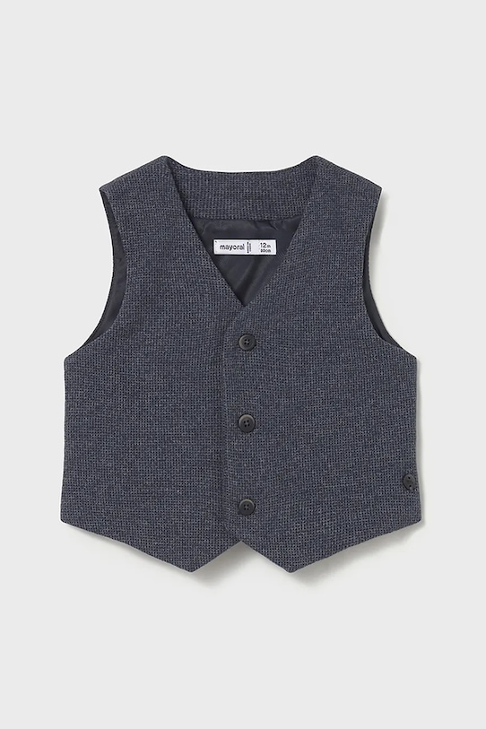 Детски елек Mayoral текстил тъмносин 2349.3F.Baby.9BYA