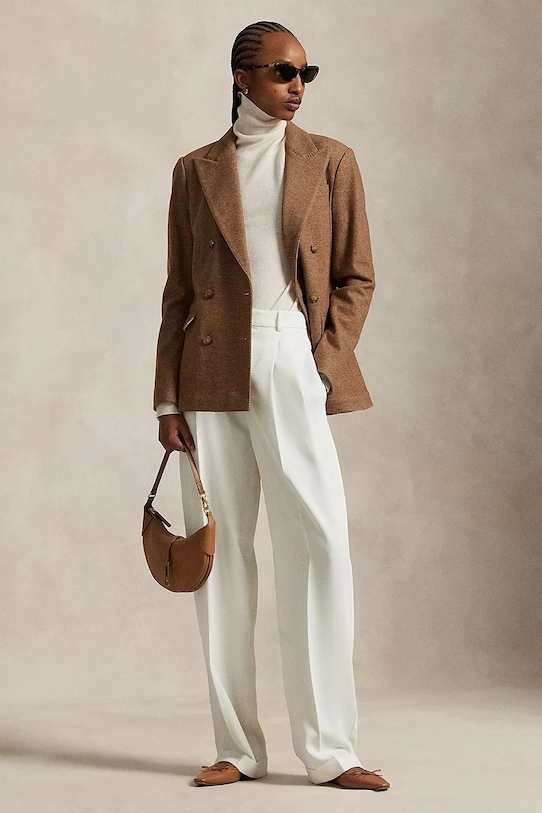 Oblečení Sako s vlnou Polo Ralph Lauren 211973828 hnědá