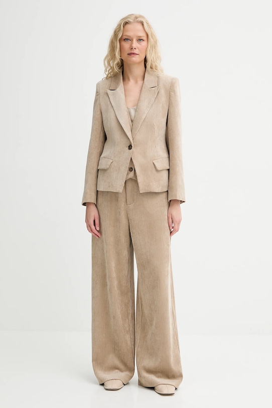 Manšestrová bunda MUNTHE LAWO 253152125310 béžová AW25