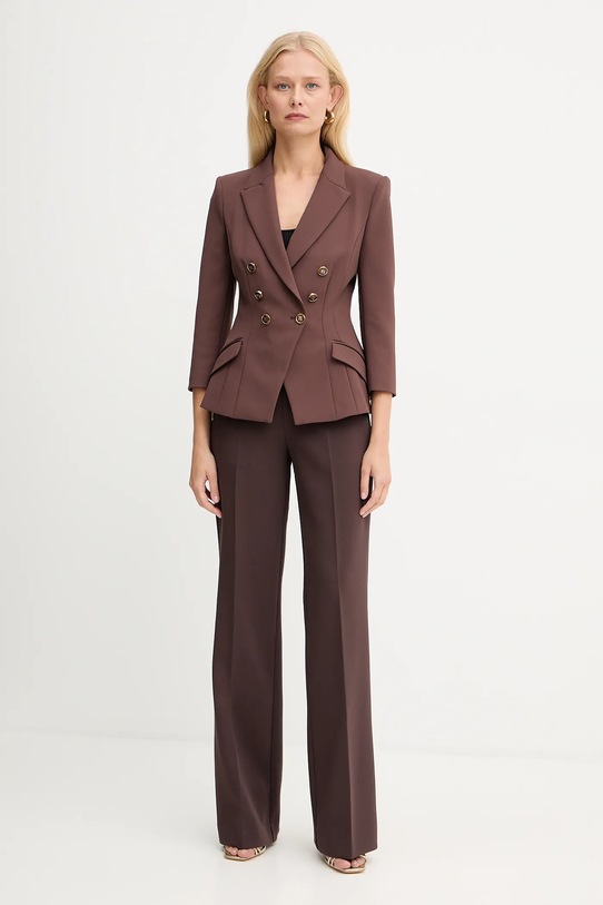 Пиджак Elisabetta Franchi GI17456E2 коричневый AW25