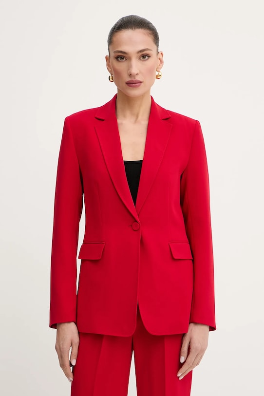 Morgan marynarka tkanina czerwony VESTY.F