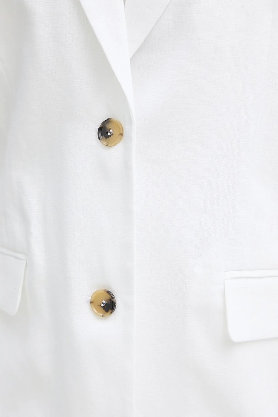 Tommy Hilfiger marynarka lniana WW0WW47163 biały