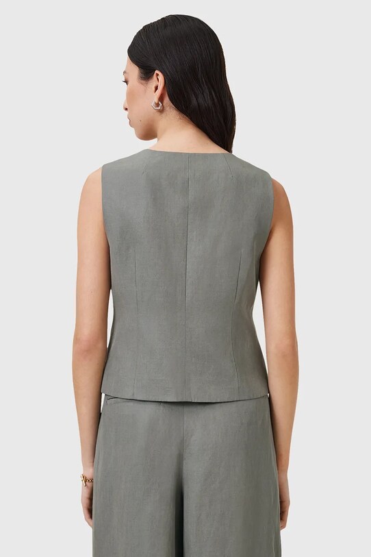 AllSaints kamizelka AVERIE szary W044QC