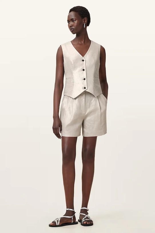 AllSaints kamizelka lniana AVERIE W068QC