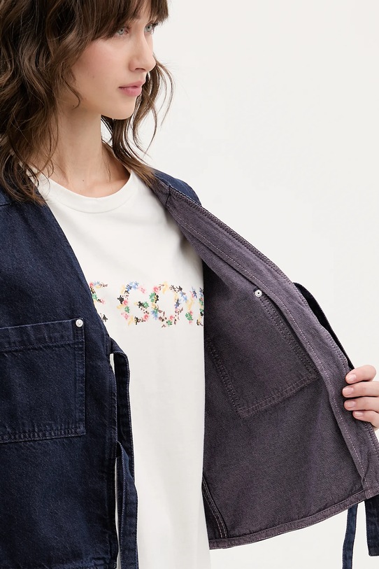 Stine Goya kamizelka dwustronna jeansowa SG.AW25.T101.2406