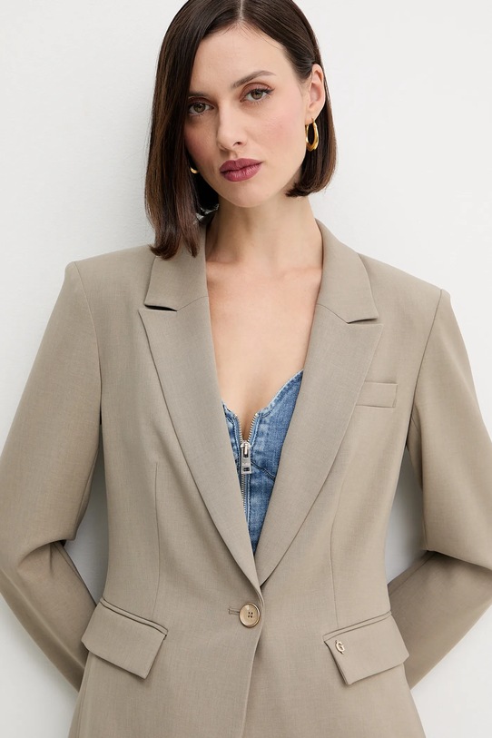 Guess marynarka DOROTHEE beżowy W5YN41.WHD92
