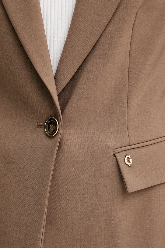 Guess marynarka DOROTHEE W5YN41.WHD92 brązowy