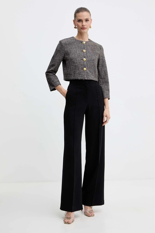 Pinko marynarka z domieszką wełny 105708.A2QX brązowy AW25