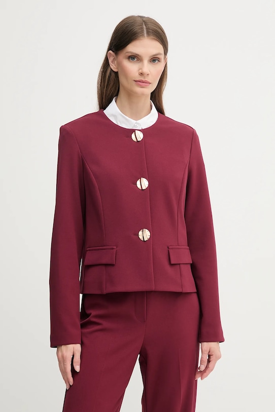 Joseph Ribkoff sacou cu captuseala burgundia 253071