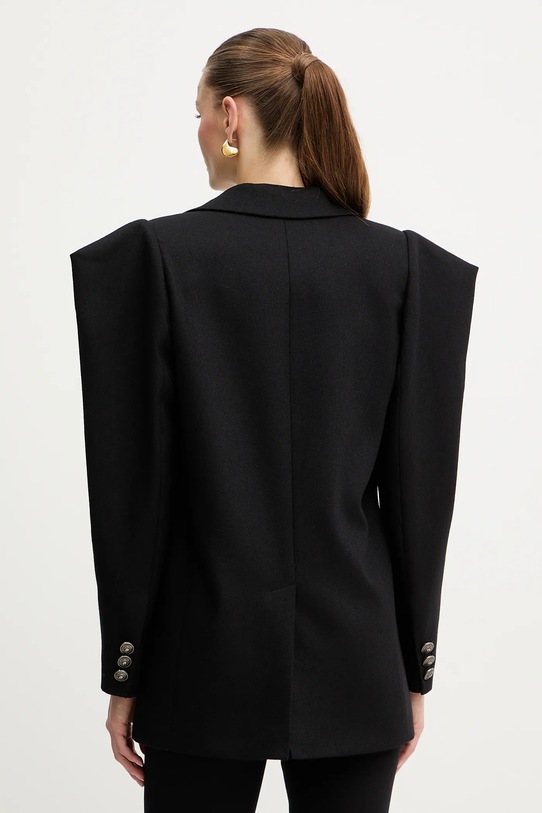 Odzież Versace Jeans Couture marynarka z dodatkiem wełny 79HAQ705.N0542 czarny