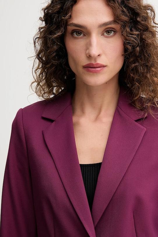 United Colors of Benetton marynarka fioletowy 2L4HDW02W