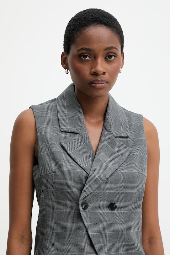 United Colors of Benetton vestă gri 2X8MDJ00O