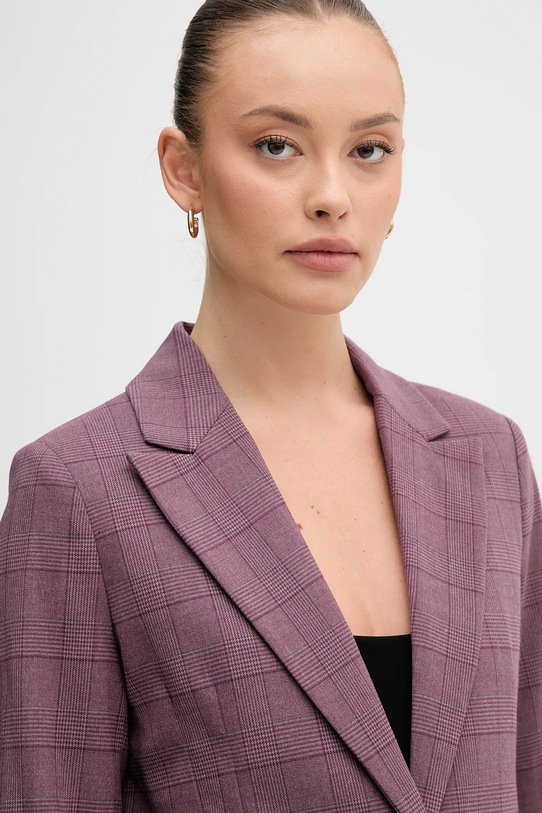 Сако United Colors of Benetton виолетов 2X8MDW02H