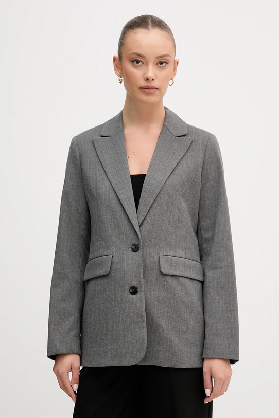 United Colors of Benetton marynarka tkanina szary 2X8MDW02H