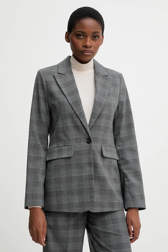 United Colors of Benetton sacou cu captuseala gri 2X8MDW02H