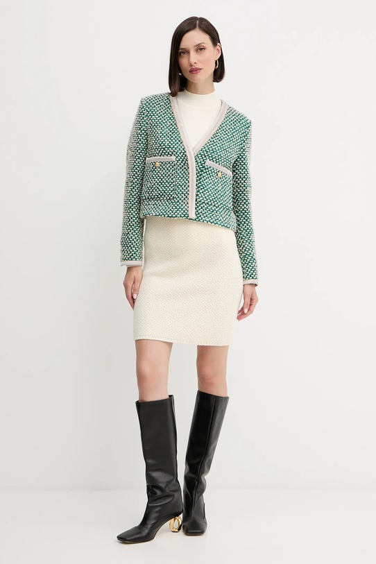 Forte Forte kurtka z wełną 14003.my.jacket zielony AW25