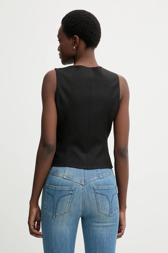 Odzież Blugirl Blumarine kamizelka z dodatkiem wełny RF5265.T207A czarny