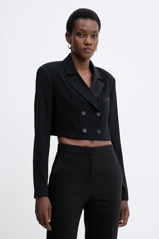 Fracomina marynarka tkanina czarny FJ25WJ1001W42901