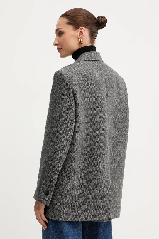 Odzież Weekend Max Mara marynarka wełniana TRONTO 2525046042600 szary