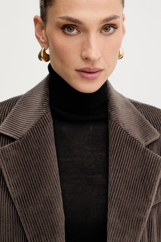 Weekend Max Mara marynarka sztruksowa FORMIA brązowy 2525046052600
