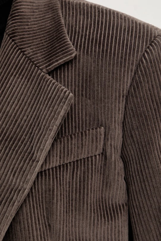 Weekend Max Mara marynarka sztruksowa FORMIA 2525046052600 brązowy