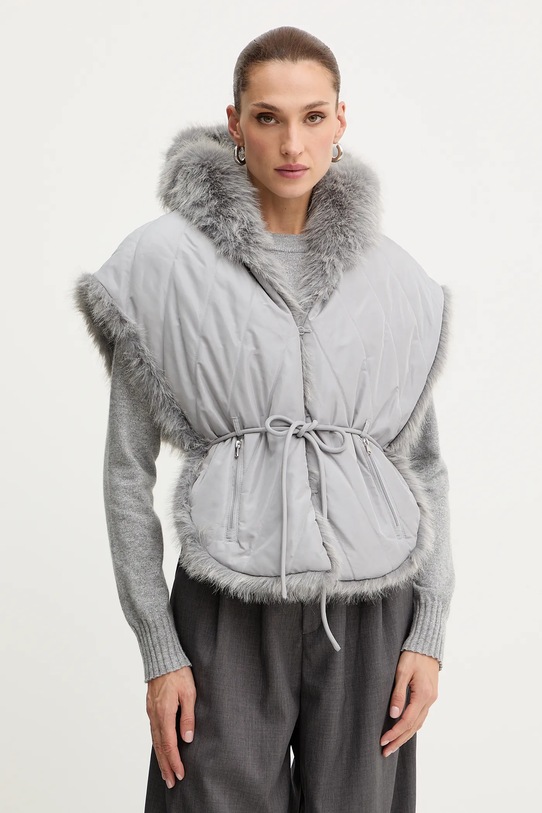 Качулка Patrizia Pepe 2F0094.E036 сив AW25