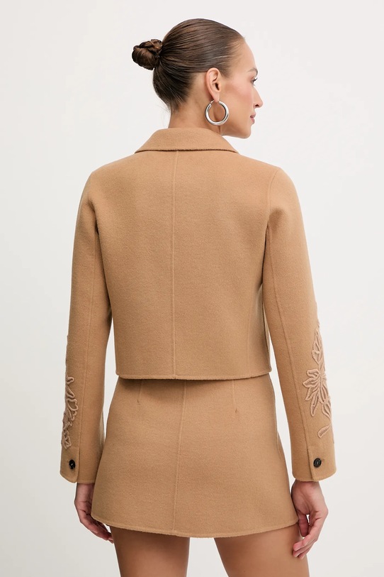 Ρούχα Μάλλινο σακάκι Ermanno Scervino 57TI011EY2 καφέ