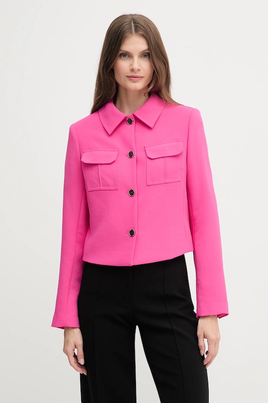 Dkny marynarka tkanina różowy UD5J2035