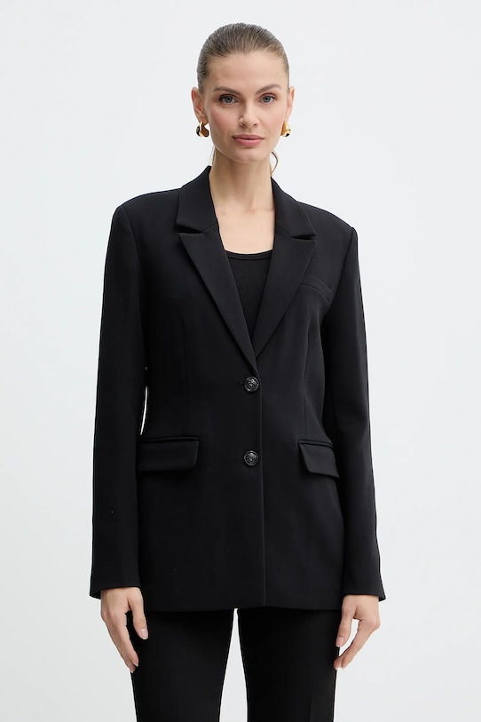 Guess marynarka JOANDRA tkanina czarny W5BN53.W2402