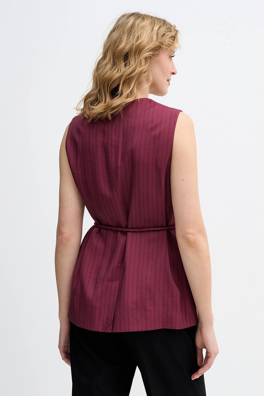 Odzież Sisley kamizelka 24QVLJ00V bordowy