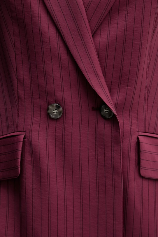 Sisley marynarka 24QVLW03B bordowy