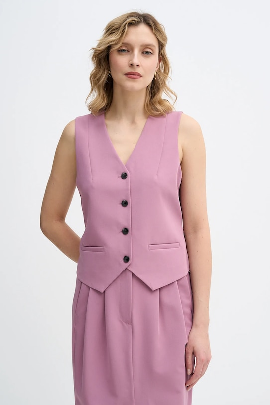 Sisley kamizelka tkanina różowy 2KVXLJ00U