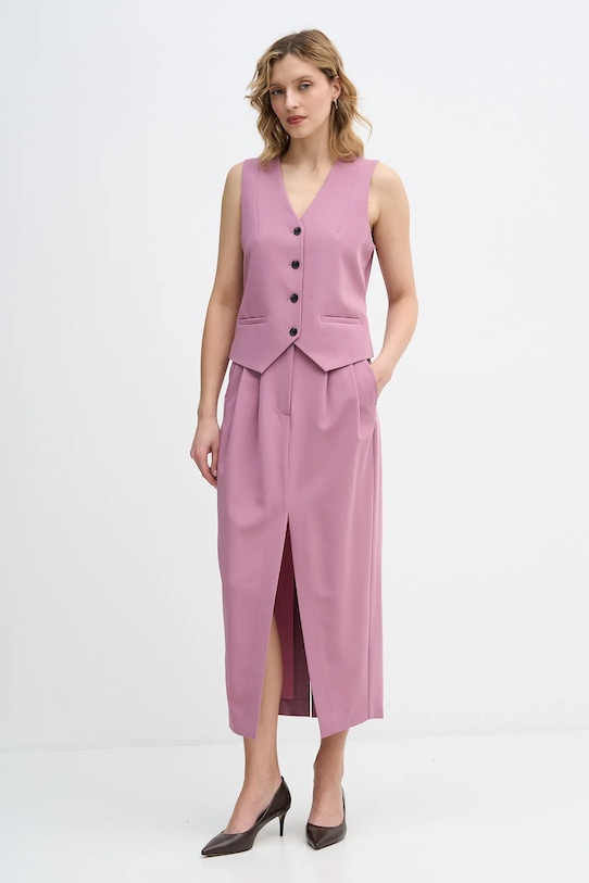 Sisley kamizelka 2KVXLJ00U różowy AW25