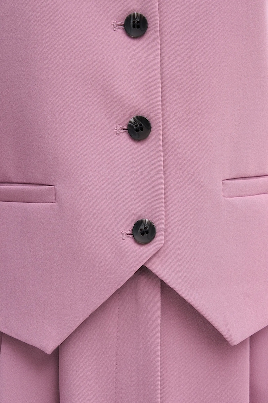 Sisley kamizelka 2KVXLJ00U różowy