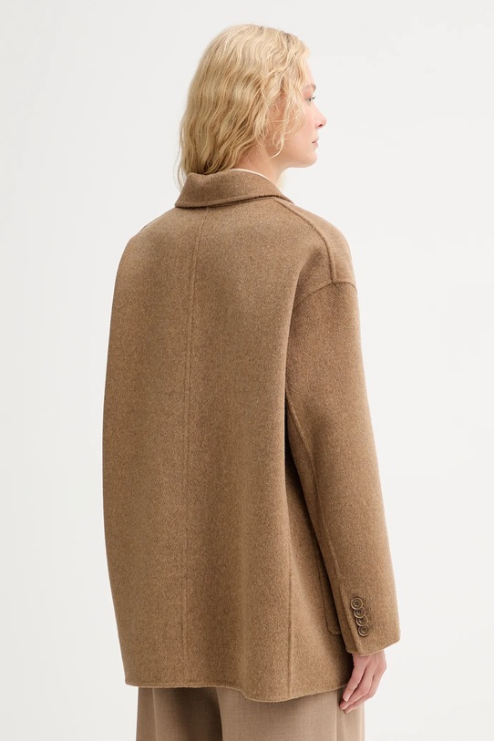 Ρούχα Μάλλινο παλτό Sessun 25113004 καφέ