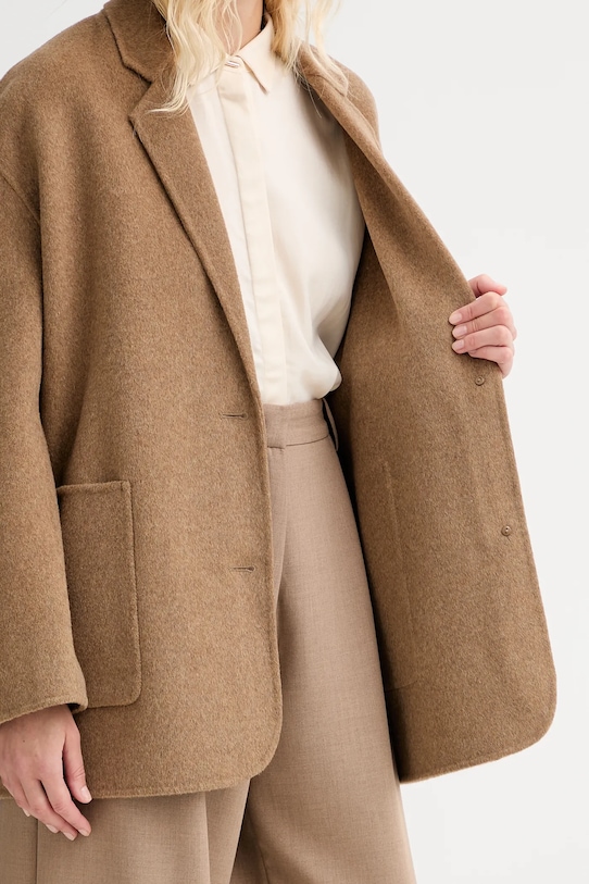 Plašč z volno Sessun 25113004